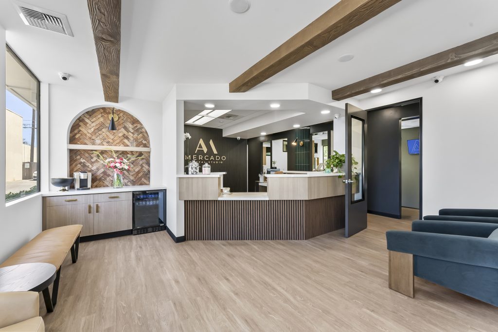 Modern dental studio interior